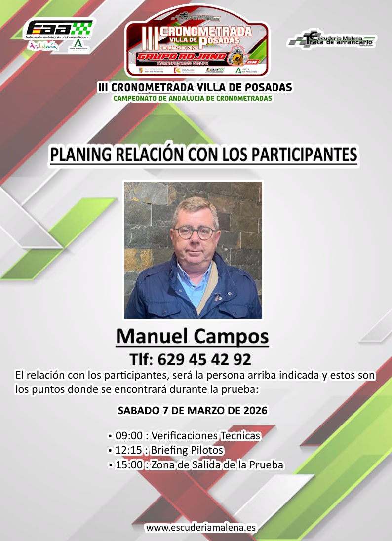 Relación de Participantes