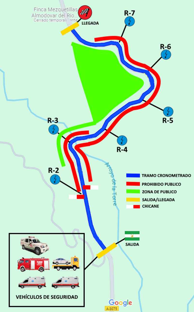 Mapa del tramo